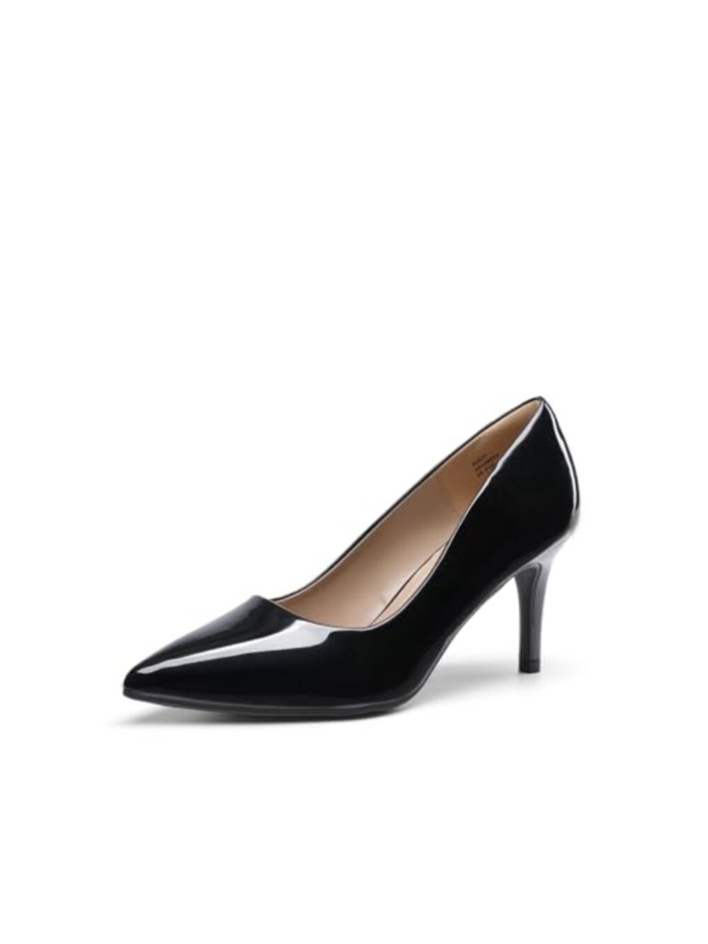 Women's Faux Leather Stiletto Heel Pointed Toe Pumps Shoes